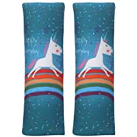 MUROAD 2 Piezas Almohadillas protectoras para cinturón de seguridad，Estilo de dibujos animados de Cinturón acolchado…